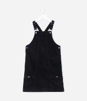 Salopete Infantil em Veludo Cotelê com Costuras e Bolsinhos - Tam 5 a 14 anos - 1