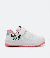 Tênis Infantil com Velcro e Estampa Lateral Minnie - Tam 20 ao 27 - 1