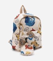 Mochila Infantil com Estampa de Bichinhos - 1