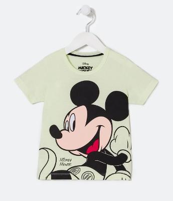 Camiseta Infantil com Estampa do Mickey - Tam 1 a 5 anos
