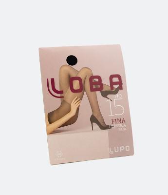 Meia Calça em Poliamida Fio 15 com Estampa Poá