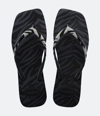 Chinelo Square Velvet com Estampa Animal Print Havaianas