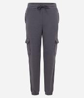 Calça Jogger em Moletom com Bolsos Cargo Laterais - 1