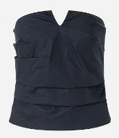 Blusa Tomara Que Caia com Tricoline Drapeado - 1