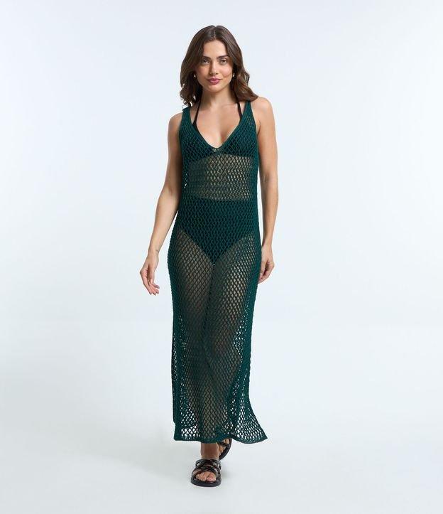 Saída de Praia Vestido em Crochê - 2