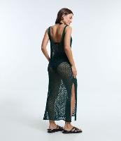 Saída de Praia Vestido em Crochê - 1