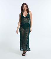 Saída de Praia Vestido em Crochê - 2