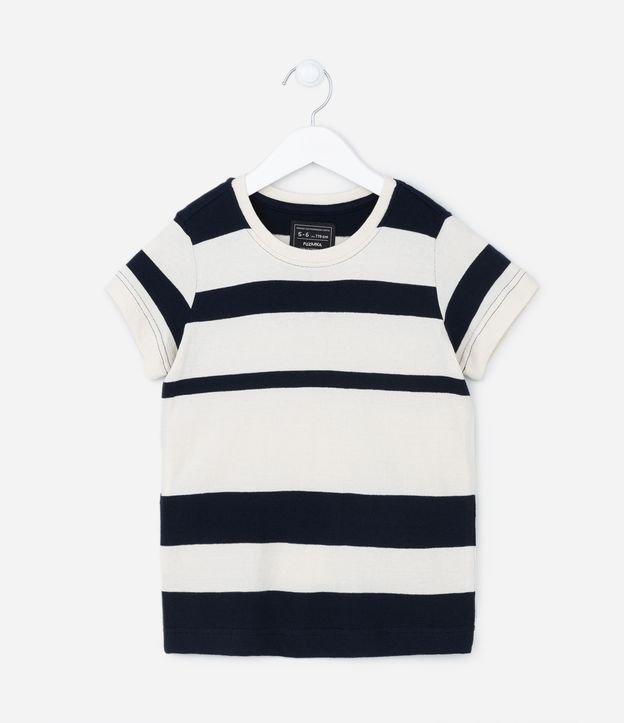 Camiseta Infantil com Estampa de Bloco de Cores - Tam 5 a 14 anos - 2