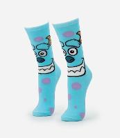 Meia Cano Longo em Algodão Estampa Sulley Monstros SA - 3