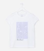 Camiseta Infantil em Algodão com Estampa de Bulldog - Tam 5 A 14 Anos - 1