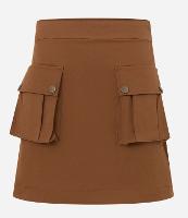 Mini Saia com Bolsos Cargo - 1