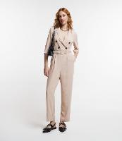 Macacão Longo Airflow com Botões e Cós Elástico - 1