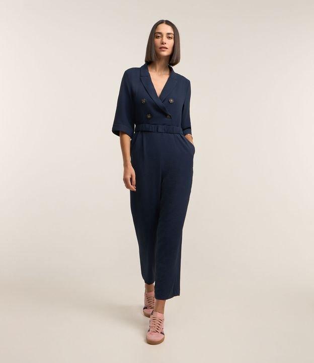 Macacão Longo Airflow com Botões e Cós Elástico - 2