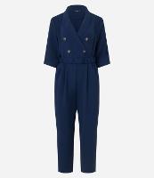 Macacão Longo Airflow com Botões e Cós Elástico - 1