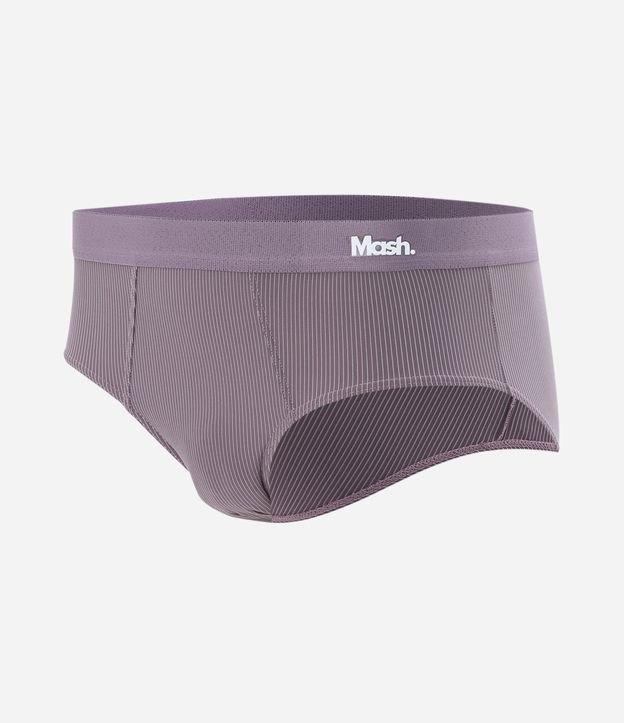 Cueca Boxer em Microfibra com Listras Verticais - 1