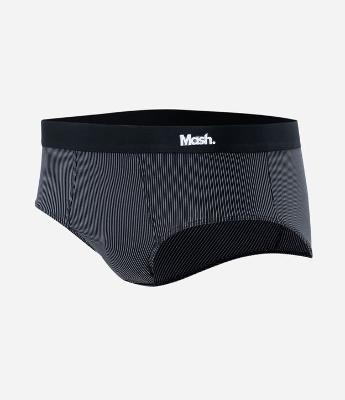 Cueca Boxer em Microfibra com Listras Verticais