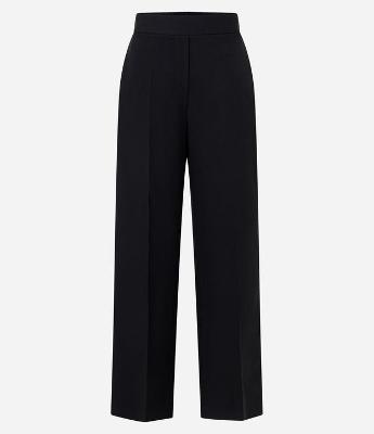 Calça Wide Leg Alfaiatada com Elástico no Cós