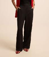 Calça Wide Leg Alfaiatada com Elástico no Cós - 2