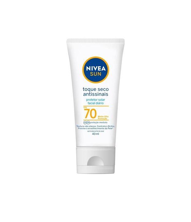 Protetor Solar Facial Toque Seco Antissinais FPS70 Nivea Sun - 1