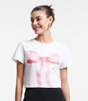 Camiseta em Algodão Estampa Laço - 1