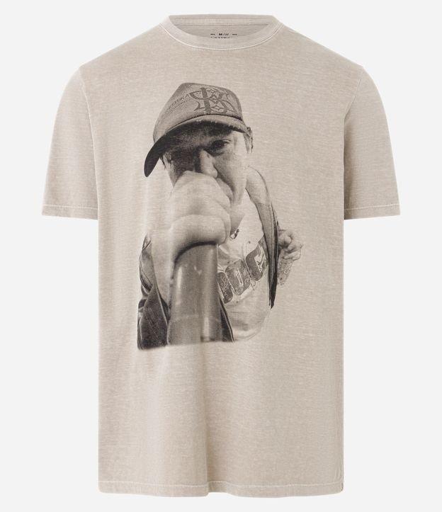 Camiseta Boxy em Algodão Estampa Chorão Charlie Brown Jr - 1