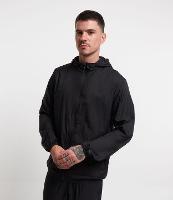 Jaqueta Corta Vento com Capuz e Bolsos - 1