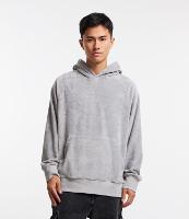 Blusão Balloon Fechado Atoalhado com Capuz - 1