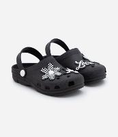 Sandália Babuche Infantil com Patch de Flor e Love - Tam 24 ao 35 - 1