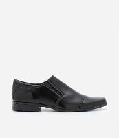 Sapato Slip On Tradicional em PU com Bico Quadrado - 1