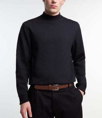 Cinto em PU com Fivela Quadrada e Textura Trançada