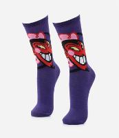 Meia Cano Alto em Algodão Him Meninas Super Poderosas Estampado - 1