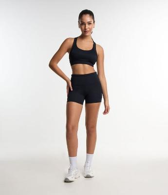 Bermuda Esportiva em Microfibra com Cós Dobrado com Textura