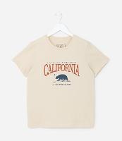Camiseta Infantil com Estampa da Califórnia - Tam 5 a 14 anos - 2