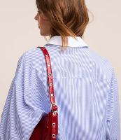 Camisa em Tricoline com Listras e Gola e Punhos Contrastantes - 3