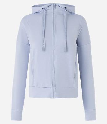 Jaqueta Esportiva com Capuz e Cordão com Lettering