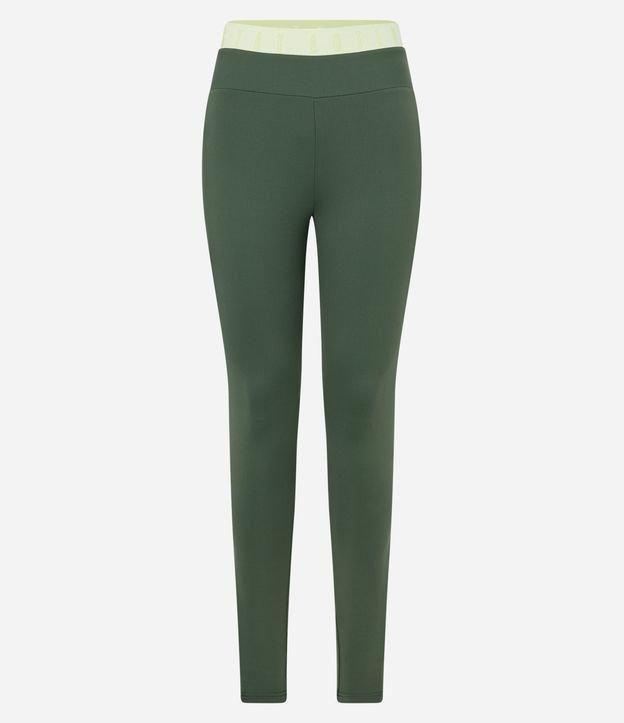 Calça Legging Esportiva em Poliamida com Cós Elástico - 1