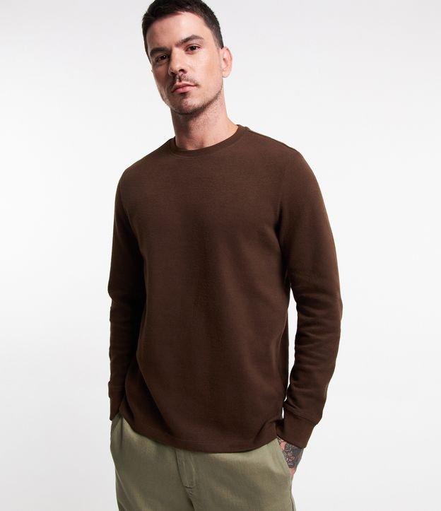 Blusão em Algodão com Punho Ajustado - 1