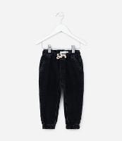 Calça Jogger Infantil em Jeans com Cós Elástico - Tam 1 a 5 Anos - 1