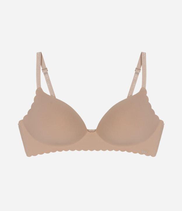 Sutiã Base com Bojo em Microfibra com Borda Nuvem - 2