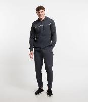 Calça Esportiva em Tecido Texturizado com Zíper nos Bolsos - 1