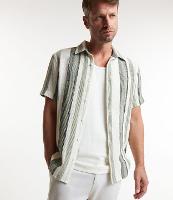 Camisa em Algodão Texturizada com Listras - 2