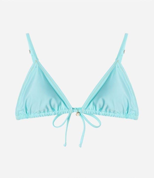 Biquíni Top Cortininha em Microfibra com Pesponto em Fio Metalizado - 1