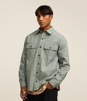 Camisa em Sarja com Botões e Bolsos - 2