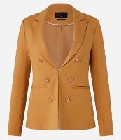 Blazer Alfaiatado em Ponto Roma com Botões Brasão - 1