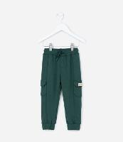 Calça Infantil com Recortes e Bolso Cargo - Tam 1 a 5 anos - 1