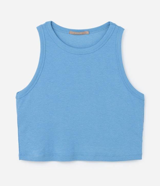 Blusa Cropped em Ribana Curve & Plus Size - 1