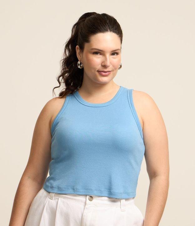 Blusa Cropped em Ribana Curve & Plus Size - 2