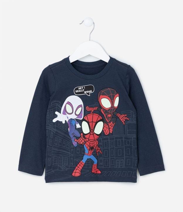 Camiseta Infantil em Algodão Estampa Spidey - Tam 1 a 5 anos - 1