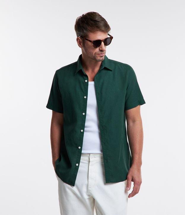 Camisa em Voal com Colarinho e Botões Frontais - 1