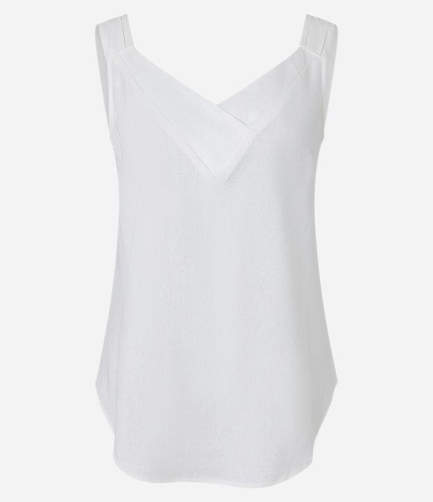 Blusa em Viscolinho com Detalhe na Alça e Decote - 1